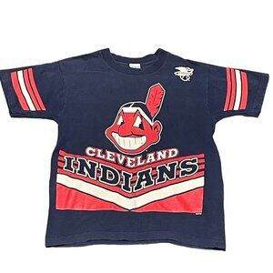 Vintage  Cleveland Indians MLB Salem Sportswear AOP ‘95 Youth Size Large 14-16.